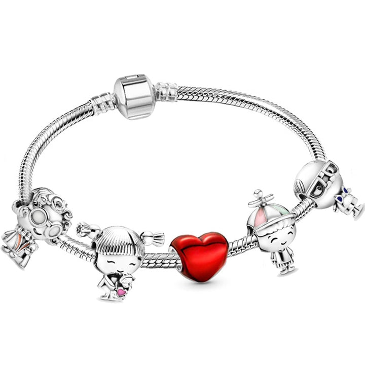 Happy Family Charm Bracelet