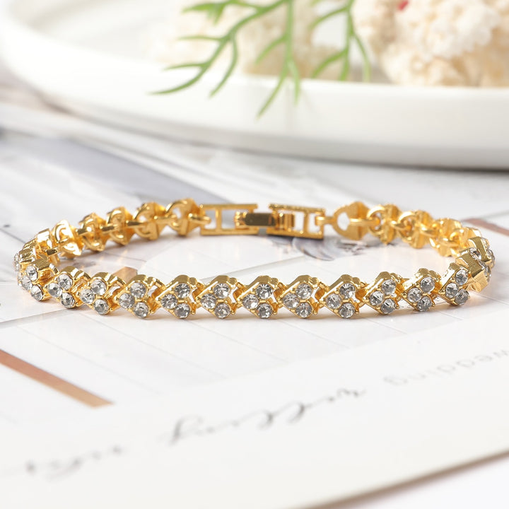 Rhinestone Infinity Bracelet