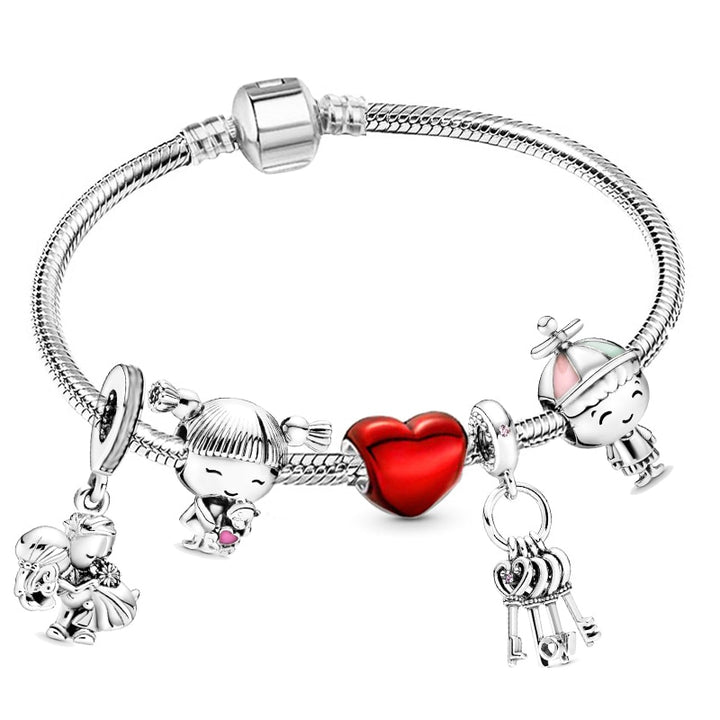 Happy Family Charm Bracelet