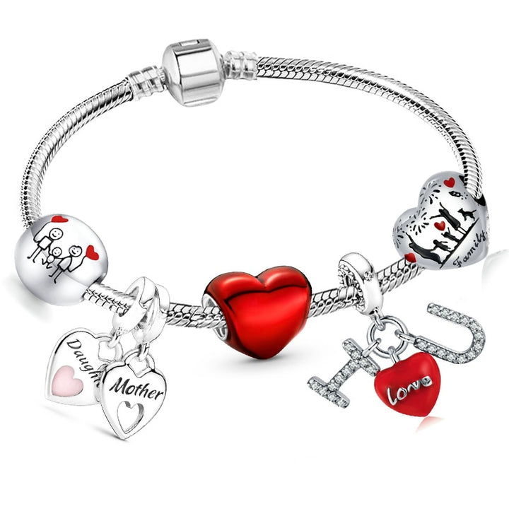 Happy Family Charm Bracelet