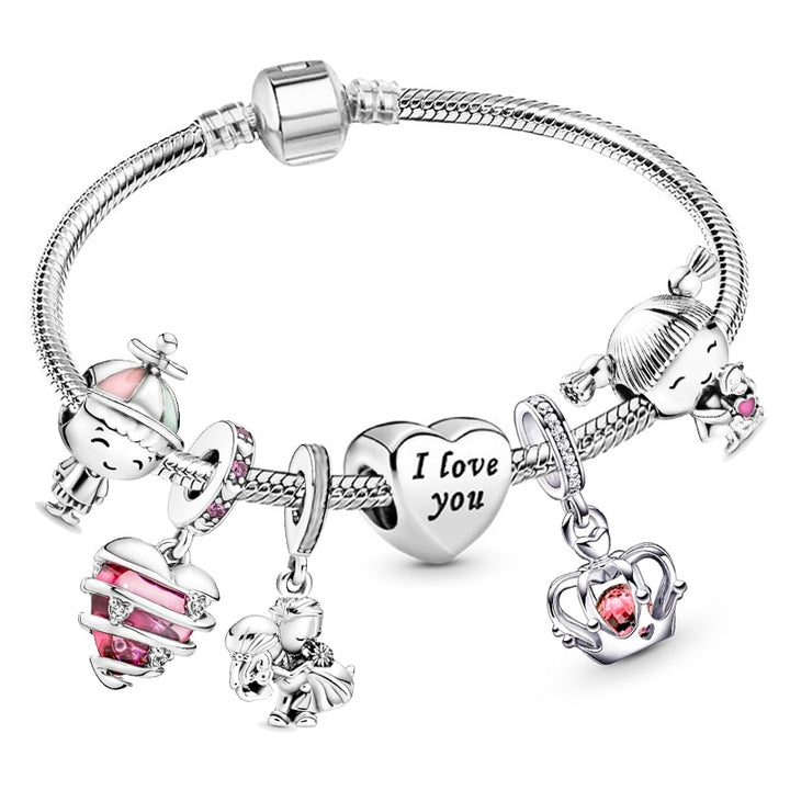 Happy Family Charm Bracelet