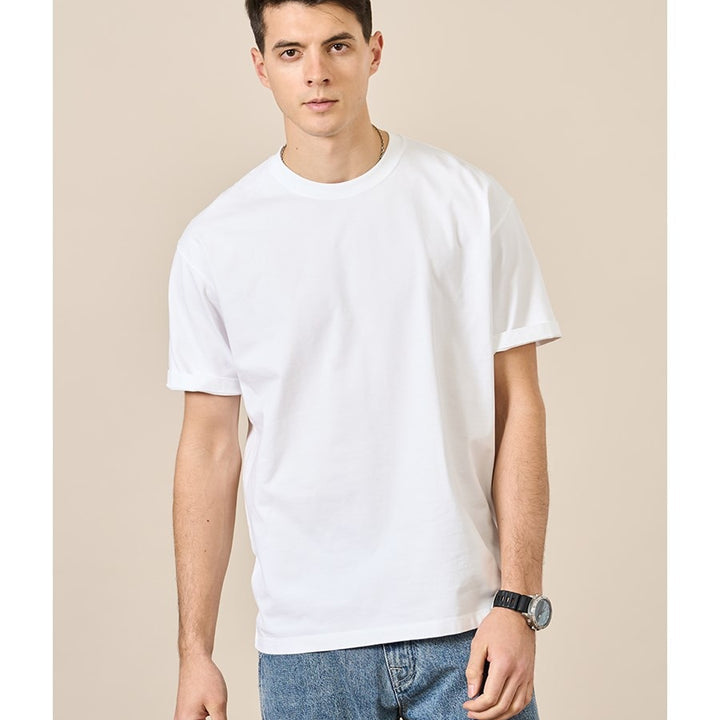 100% Cotton High quality white T-shirt