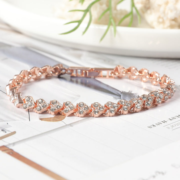 Rhinestone Infinity Bracelet