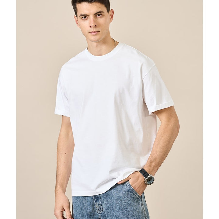 100% Cotton High quality white T-shirt