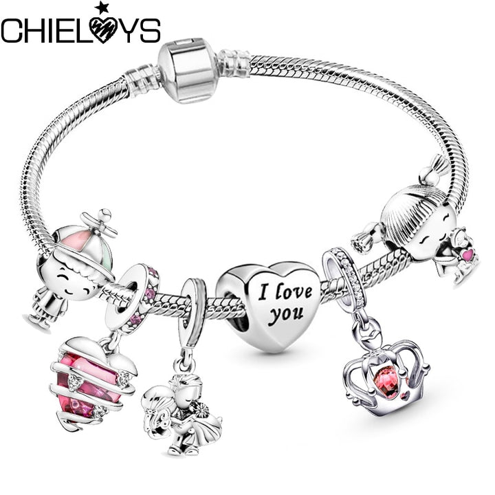 Happy Family Charm Bracelet